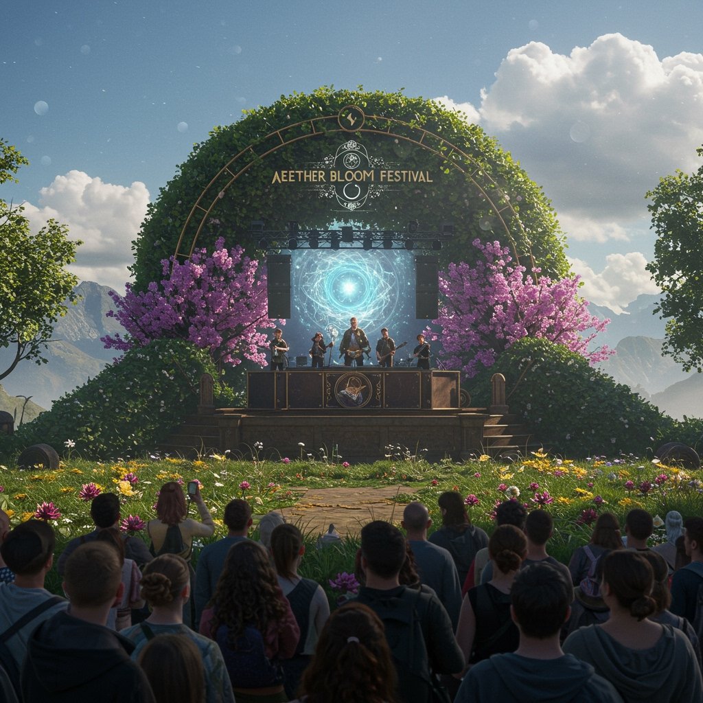 Aether Bloom Festival 2025 Announces Star Studded Headliners: Seraphina Vos, The Chrome Giants, Lunar Drift Top Bill