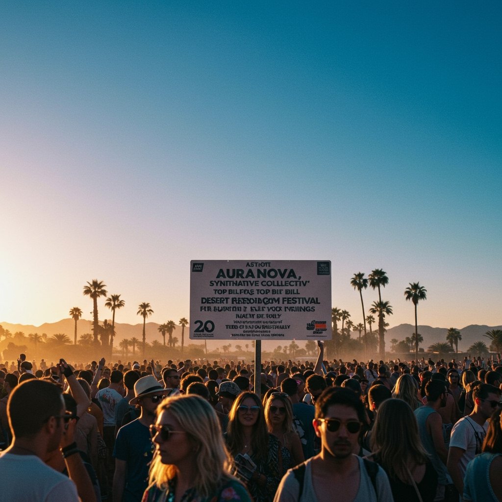 Aura Nova, Synthwave Collective Top Bill for Inaugural Desert Bloom Festival in Palm Springs; Tiers Sell Out Instantly