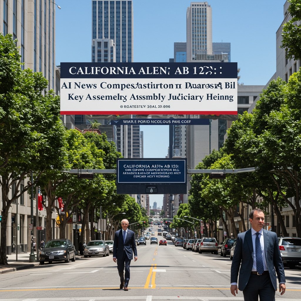 California AB 123: AI News Compensation Bill Advances to Key Assembly Judiciary Hearing