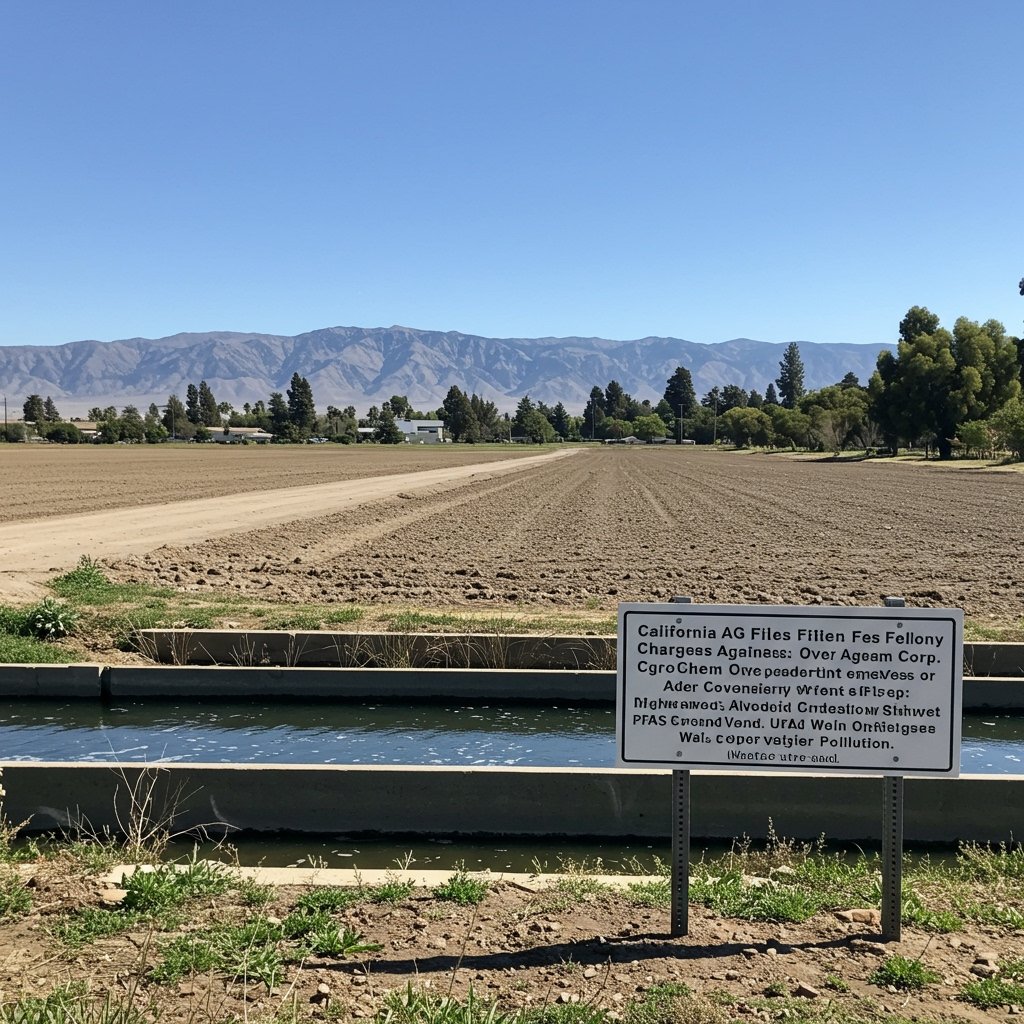 California AG Files Felony Charges Against AgroChem Corp. Over Central Valley PFAS Water Pollution
