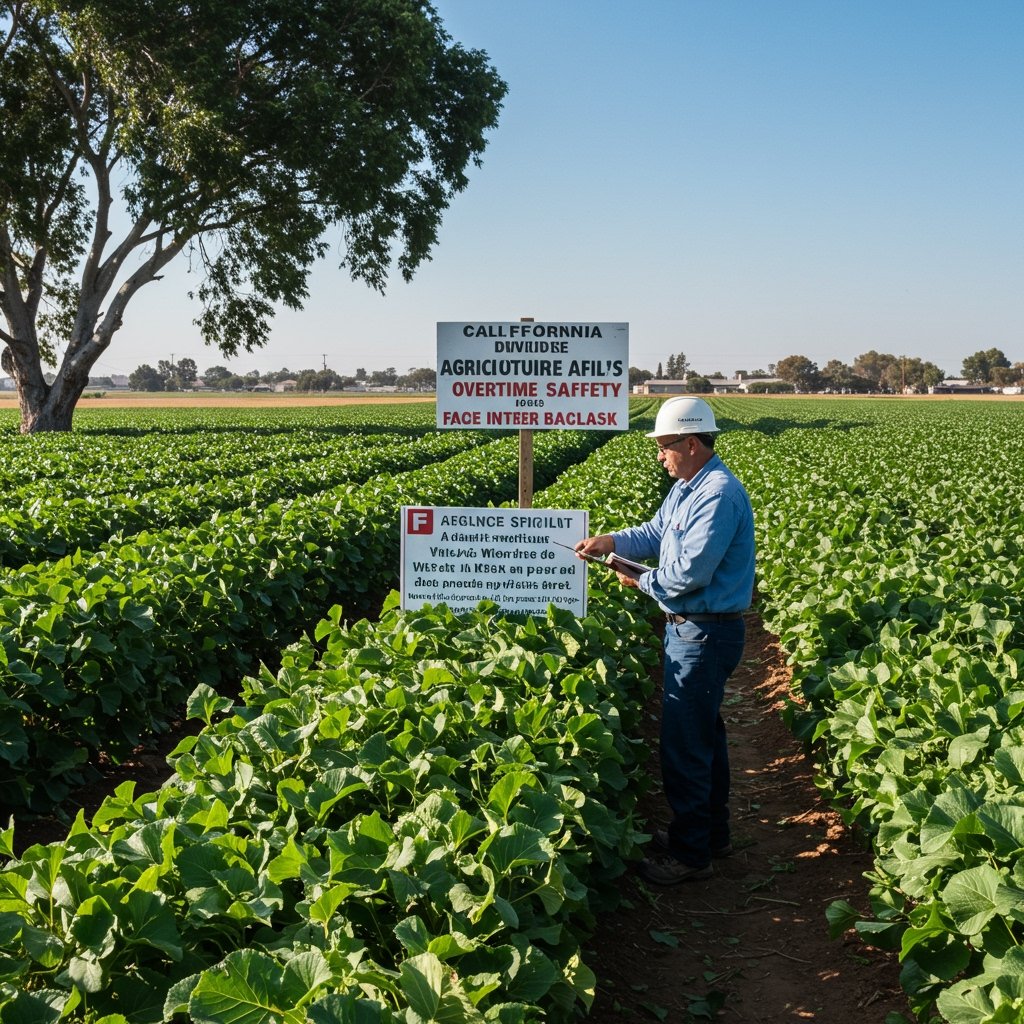 California Agriculture Divided: AB 411's Overtime and Safety Mandates Face Intense Grower Backlash