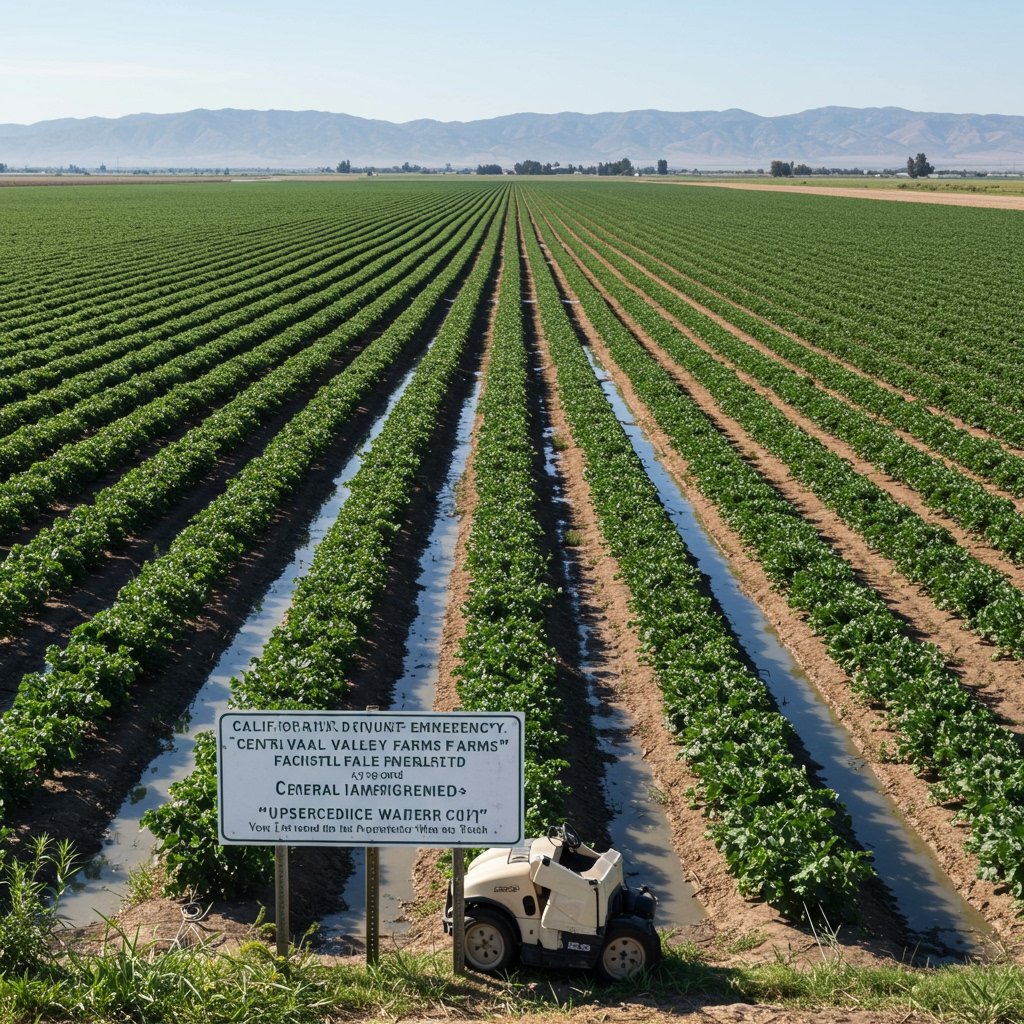 California Drought Emergency: Central Valley Farms Face 'Unprecedented' 75% Water Cut