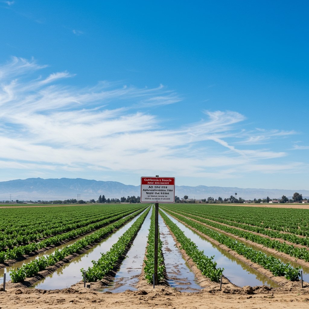 California Enacts Strict Agricultural Water Cuts via AB 1234, Raising Farmer Concerns Ahead of 2026