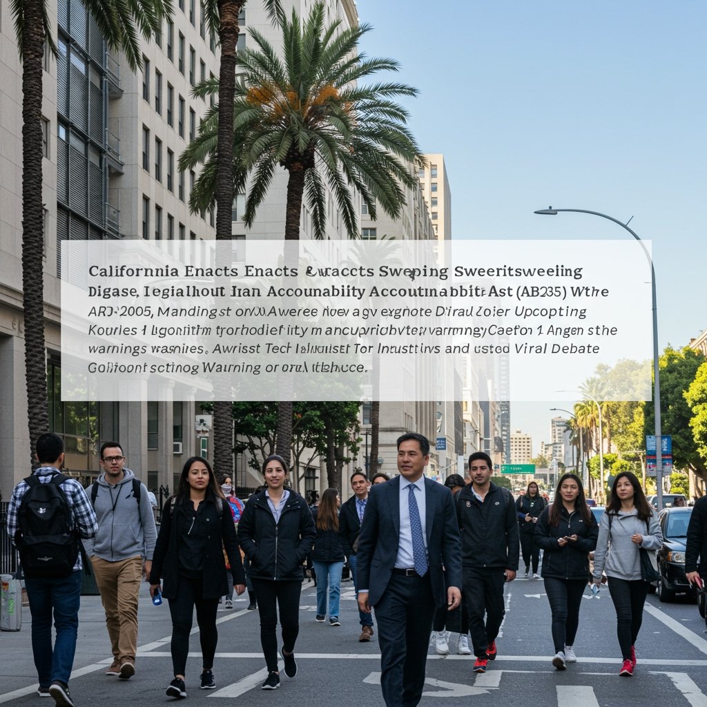California Enacts Sweeping Digital Accountability Act (AB 2035), Mandating Algorithm Transparency Amidst Tech Industry Warnings and Viral Debate