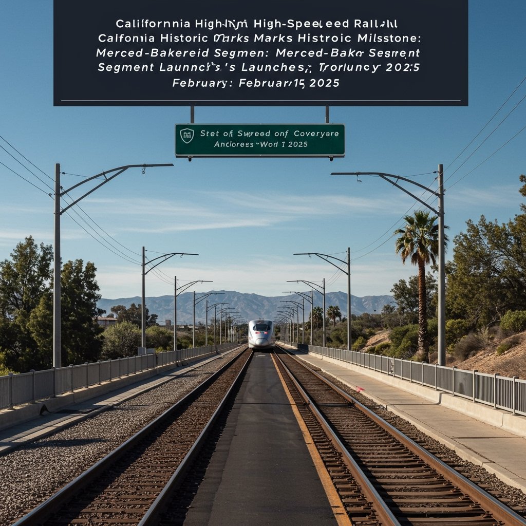 California High Speed Rail Marks Historic Milestone: Merced Bakersfield Segment Launches February 15, 2025