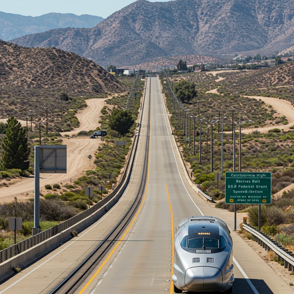 California High Speed Rail Receives Major $3.5B Federal Grant to Speed Bakersfield Palmdale Section