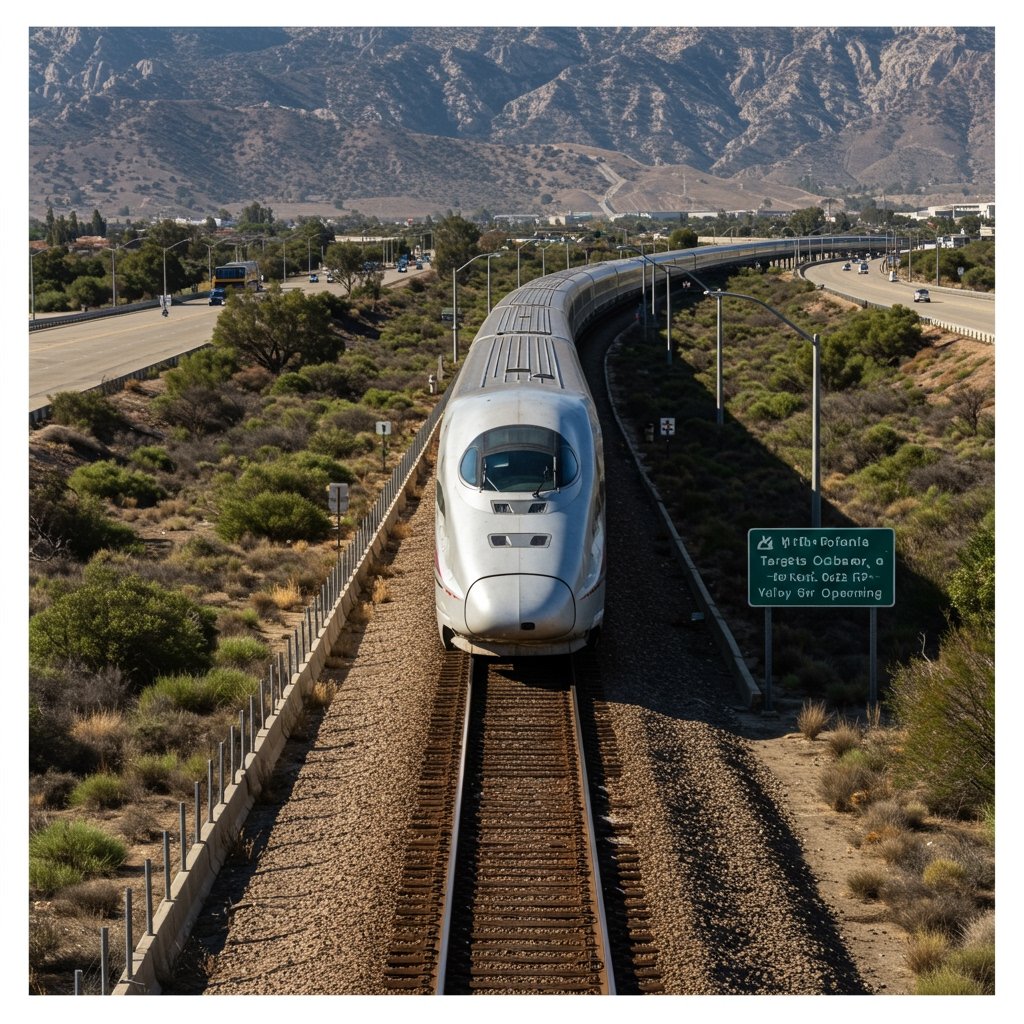 California High Speed Rail Targets October 2025 for Key Central Valley Opening