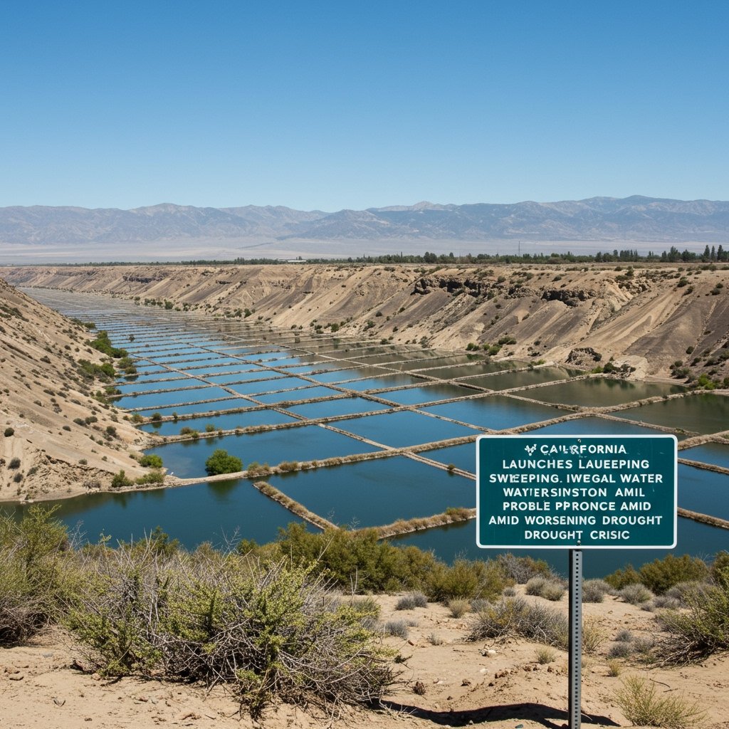 California Launches Sweeping Illegal Water Diversion Probe Amid Worsening Drought Crisis