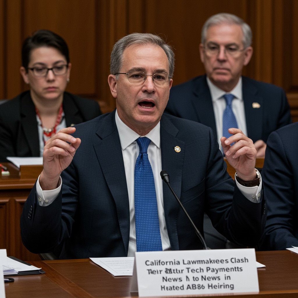 California Lawmakers Clash Over Tech Payments to News in Heated AB 886 Hearing