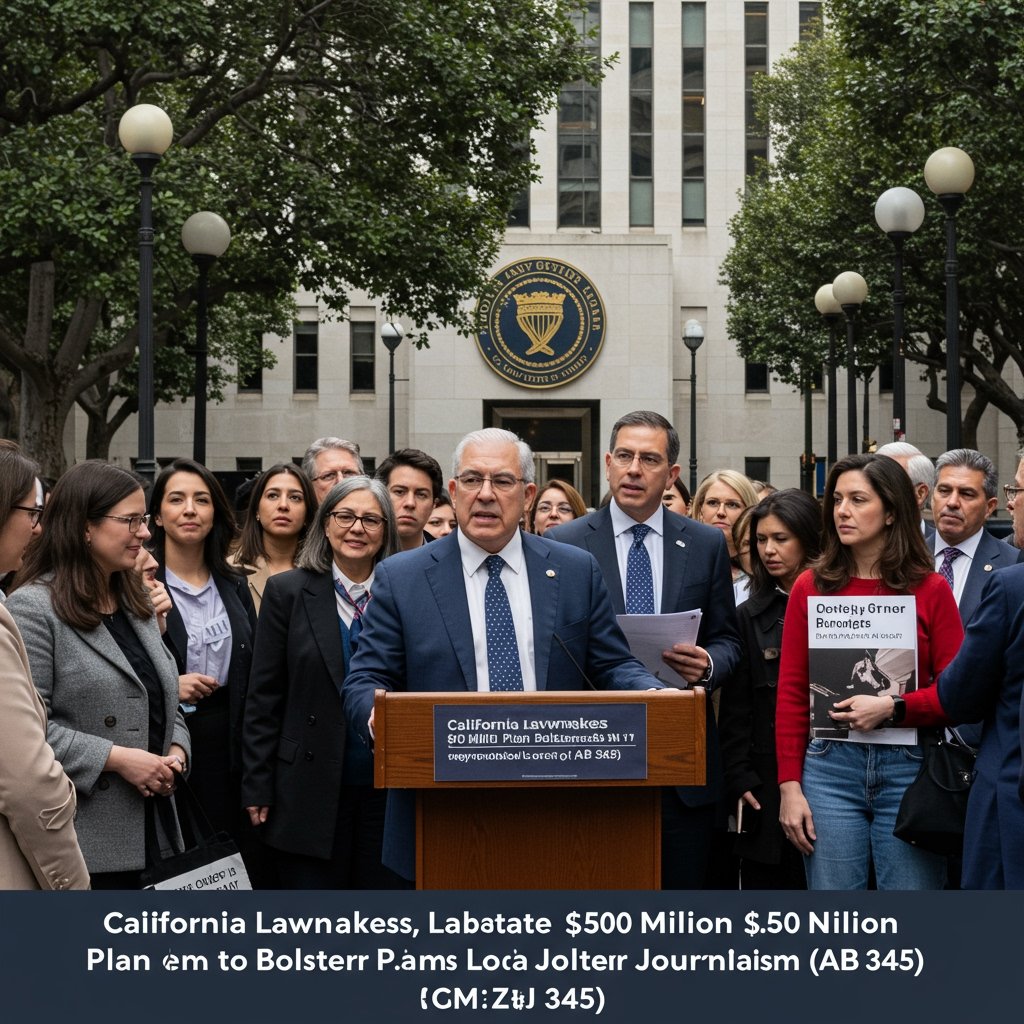 California Lawmakers Debate $50 Million Plan to Bolster Local Journalism (AB 345)