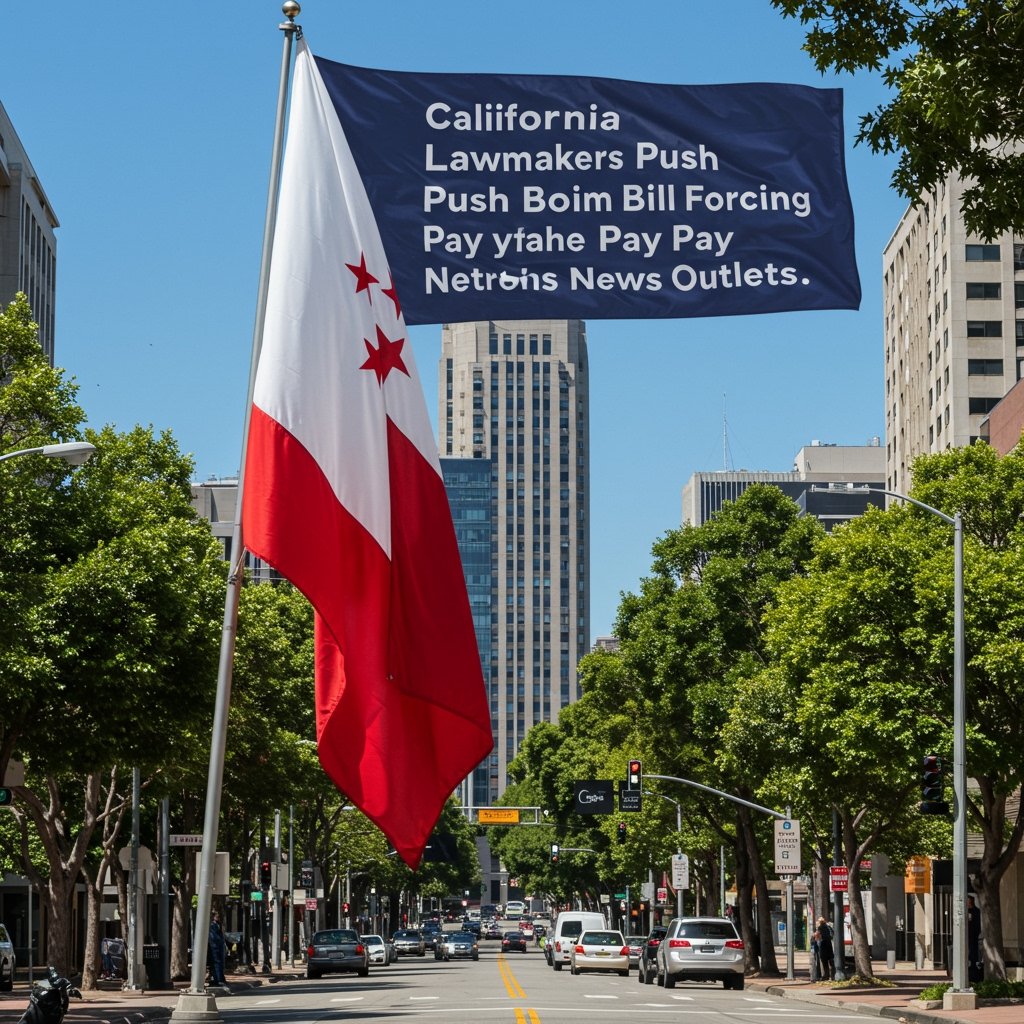 California Lawmakers Push Bill Forcing AI to Pay News Outlets
