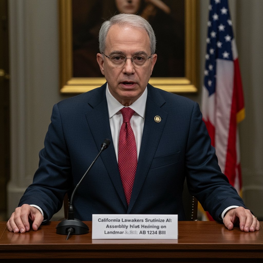 California Lawmakers Scrutinize Big Tech's AI: Assembly Committee Holds Hearing on Landmark AB 1234 Bill