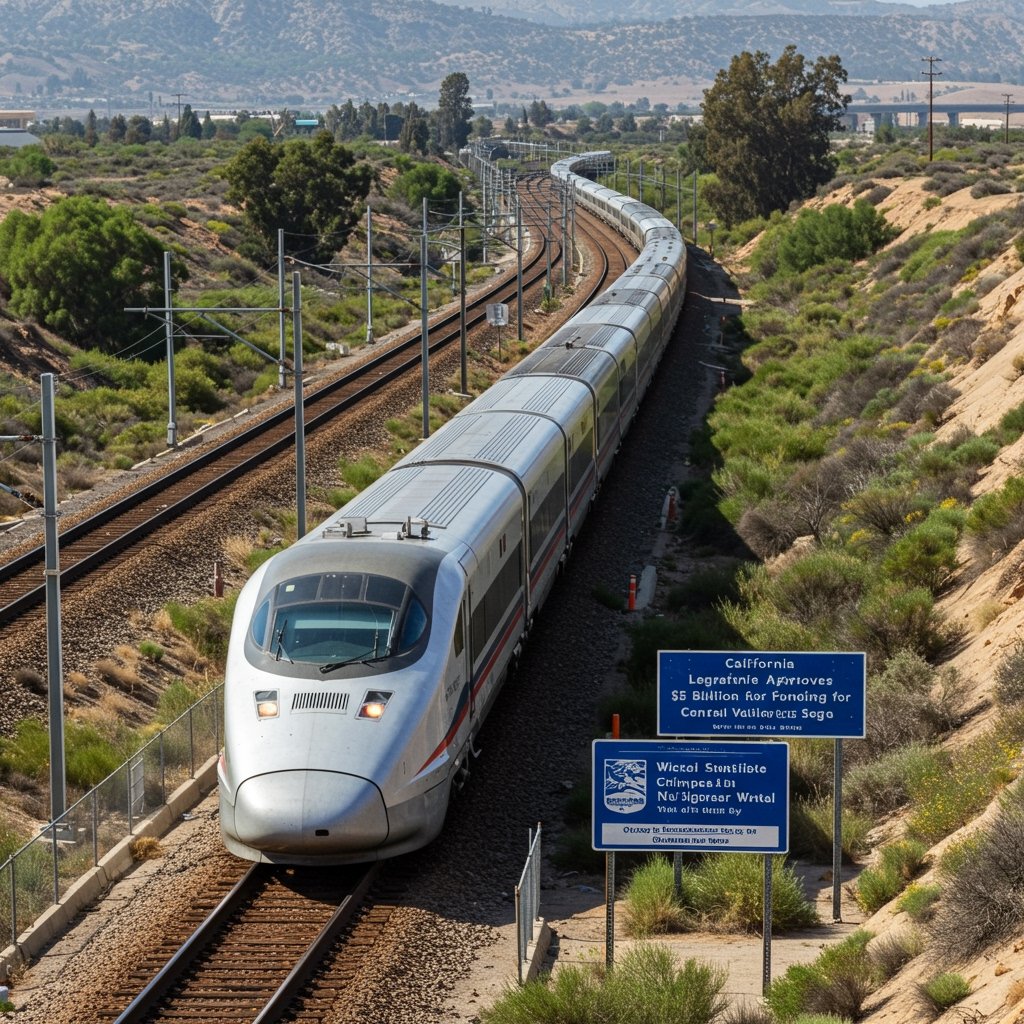 California Legislature Approves Crucial $5 Billion Funding for High Speed Rail's Central Valley Segment
