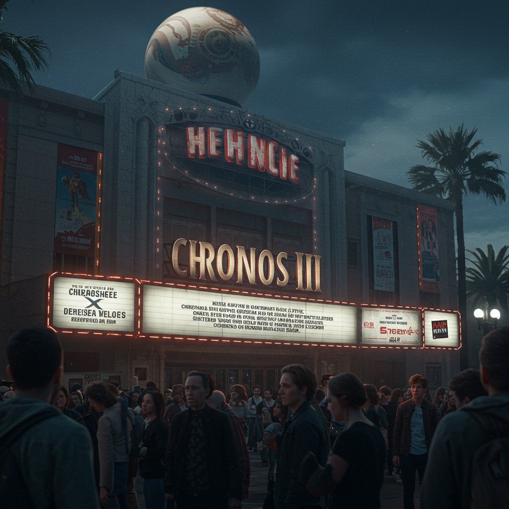 Chronos III Dominates Global Box Office: CinemaSphere Sequel Shatters Opening Weekend Record with $350M