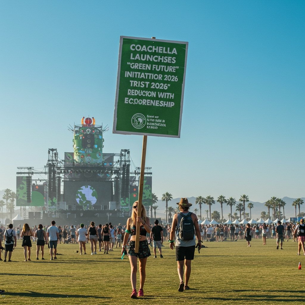 Coachella Launches 'Green Future' Initiative for 2026, Targets 30% Carbon Reduction by 2030 with EcoFest Partnership