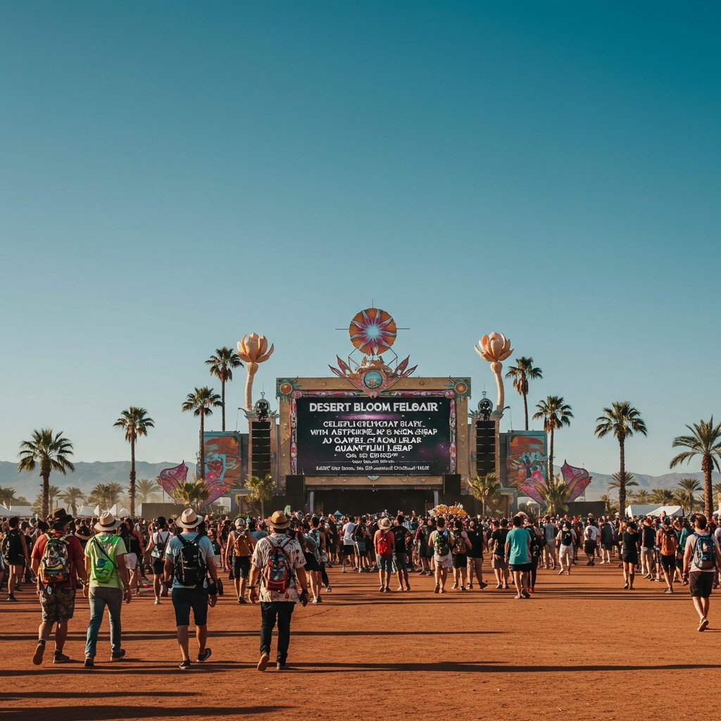 Desert Bloom Festival Celebrates 20th Anniversary with AstroSphere, Neon Siren, and Quantum Leap Headlining 2025 Edition; Tickets Go On Sale March 15
