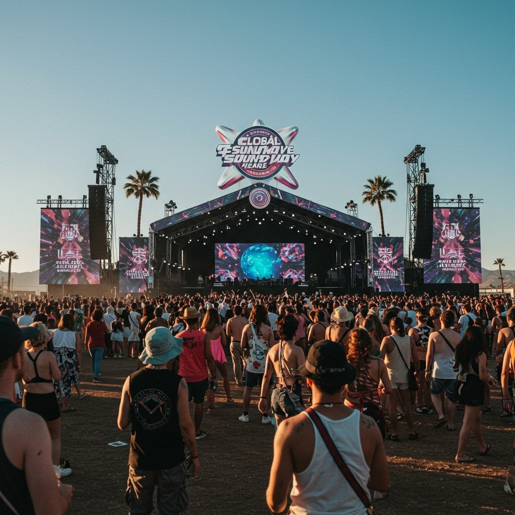 Global Soundwave Festival 2026 Announces Blockbuster Headliners: Nova Bloom, The Electric Pulse, Cosmic Echoes Set for Indio