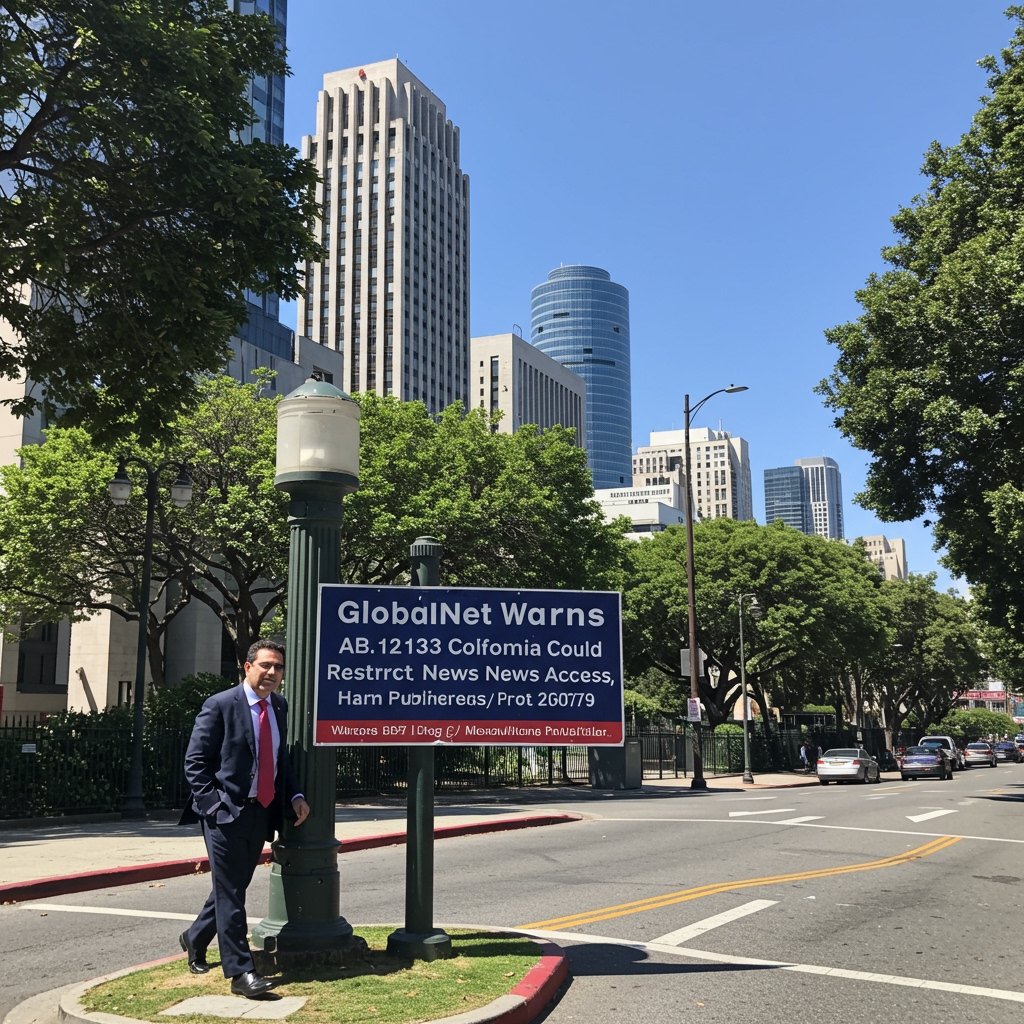 GlobalNet Warns California AB 123 Could Restrict News Access, Harm Publishers
