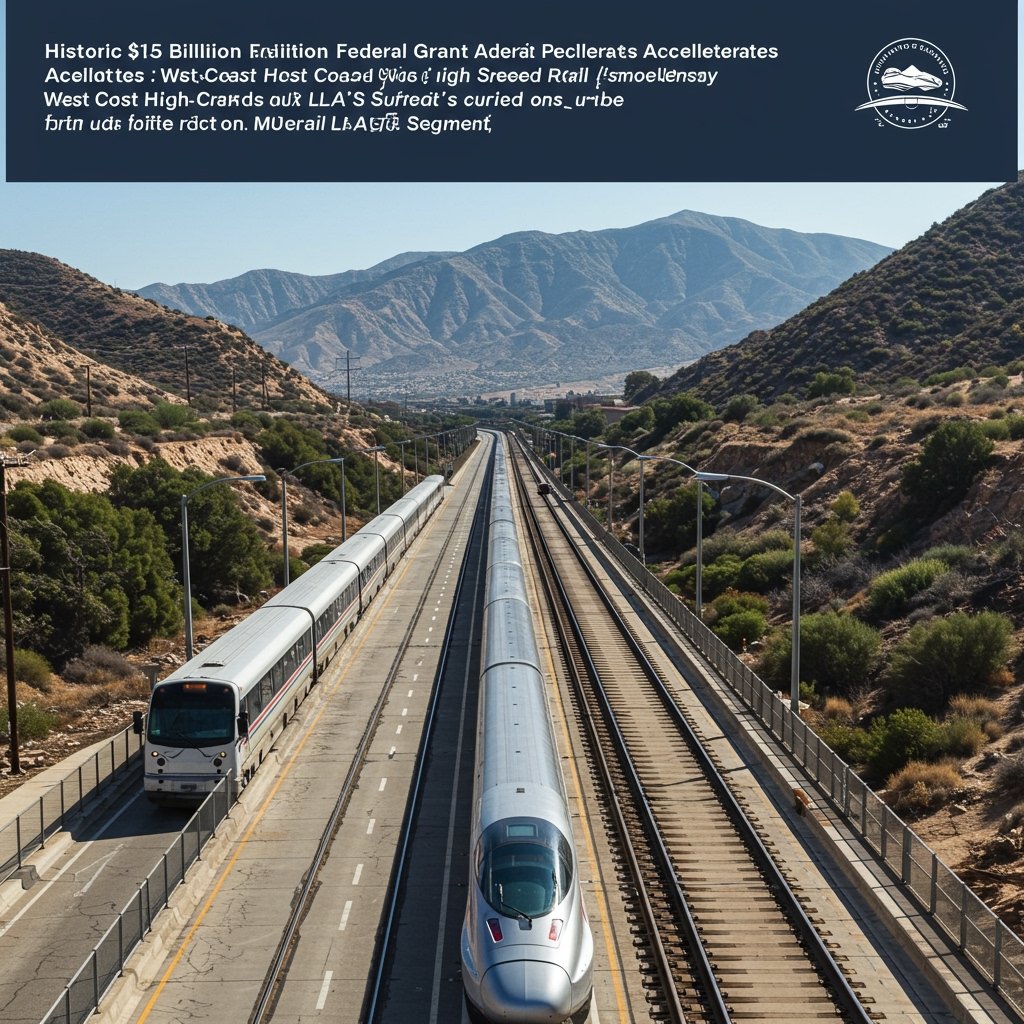 Historic $15 Billion Federal Grant Accelerates West Coast High Speed Rail's Crucial LA SF Segment