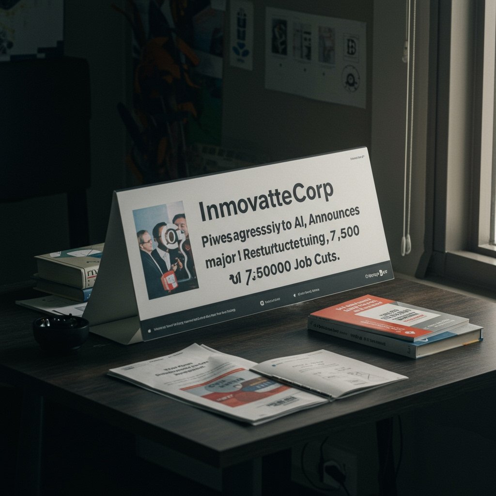 InnovateCorp Pivots Aggressively to AI, Announces Major Restructuring and 7,500 Job Cuts