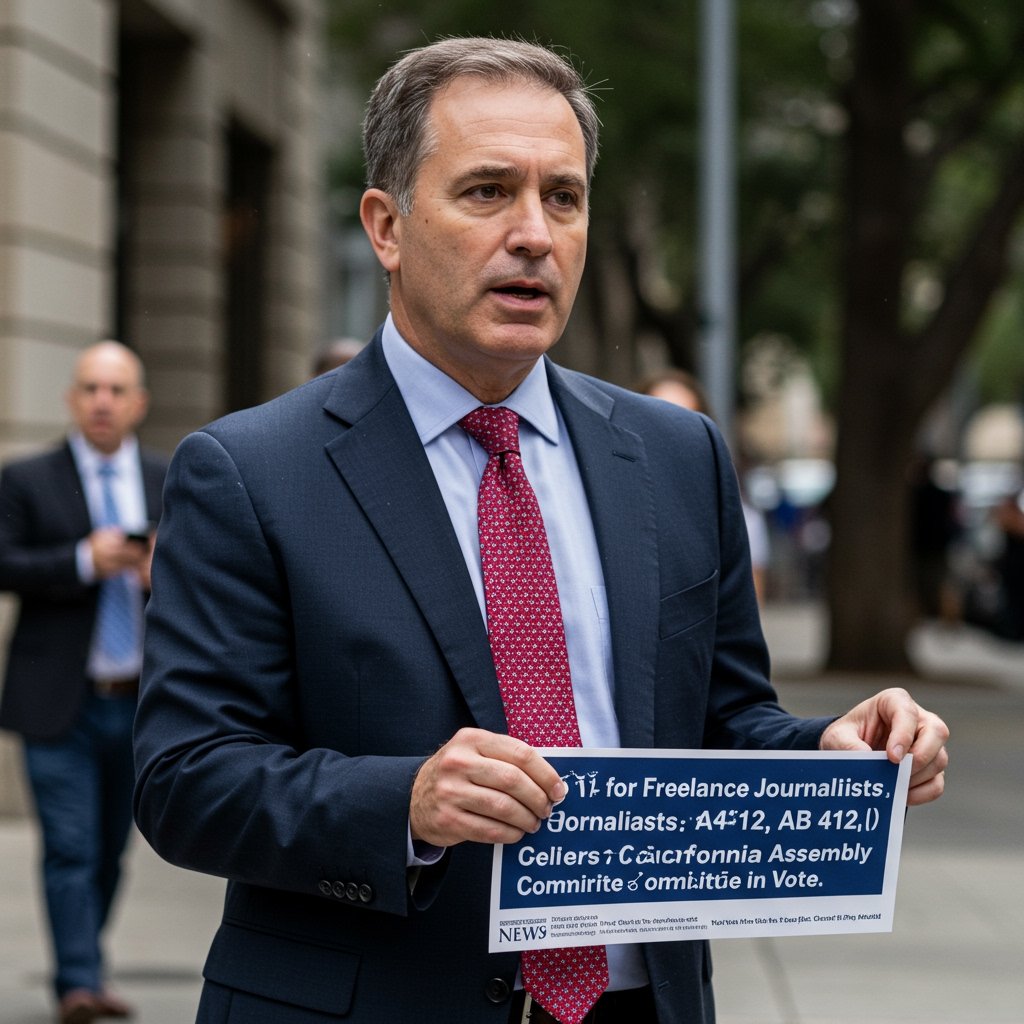 Key Bill for Freelance Journalists, AB 412, Clears California Assembly Committee in 8 3 Vote