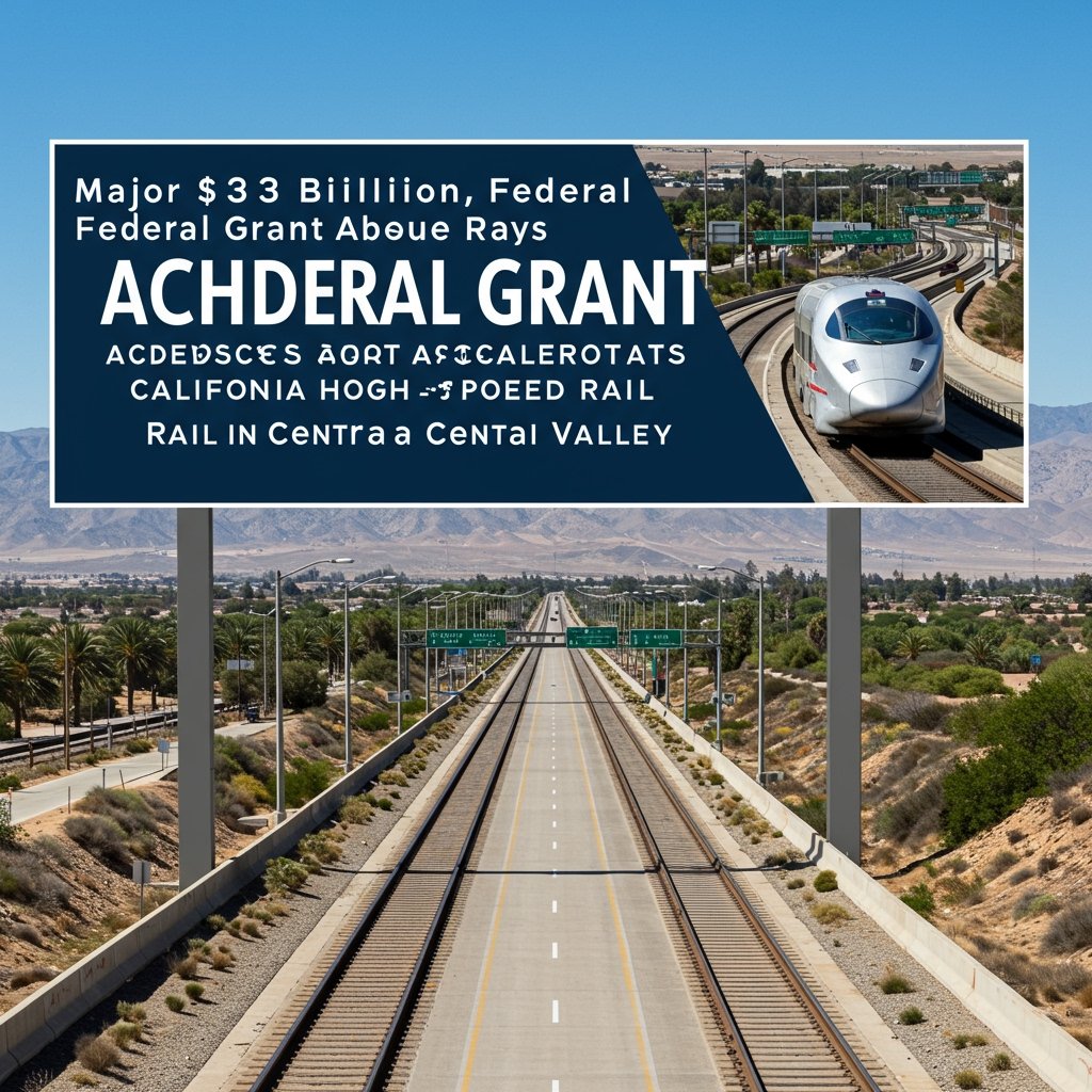 Major $3 Billion Federal Grant Accelerates California High Speed Rail in Central Valley