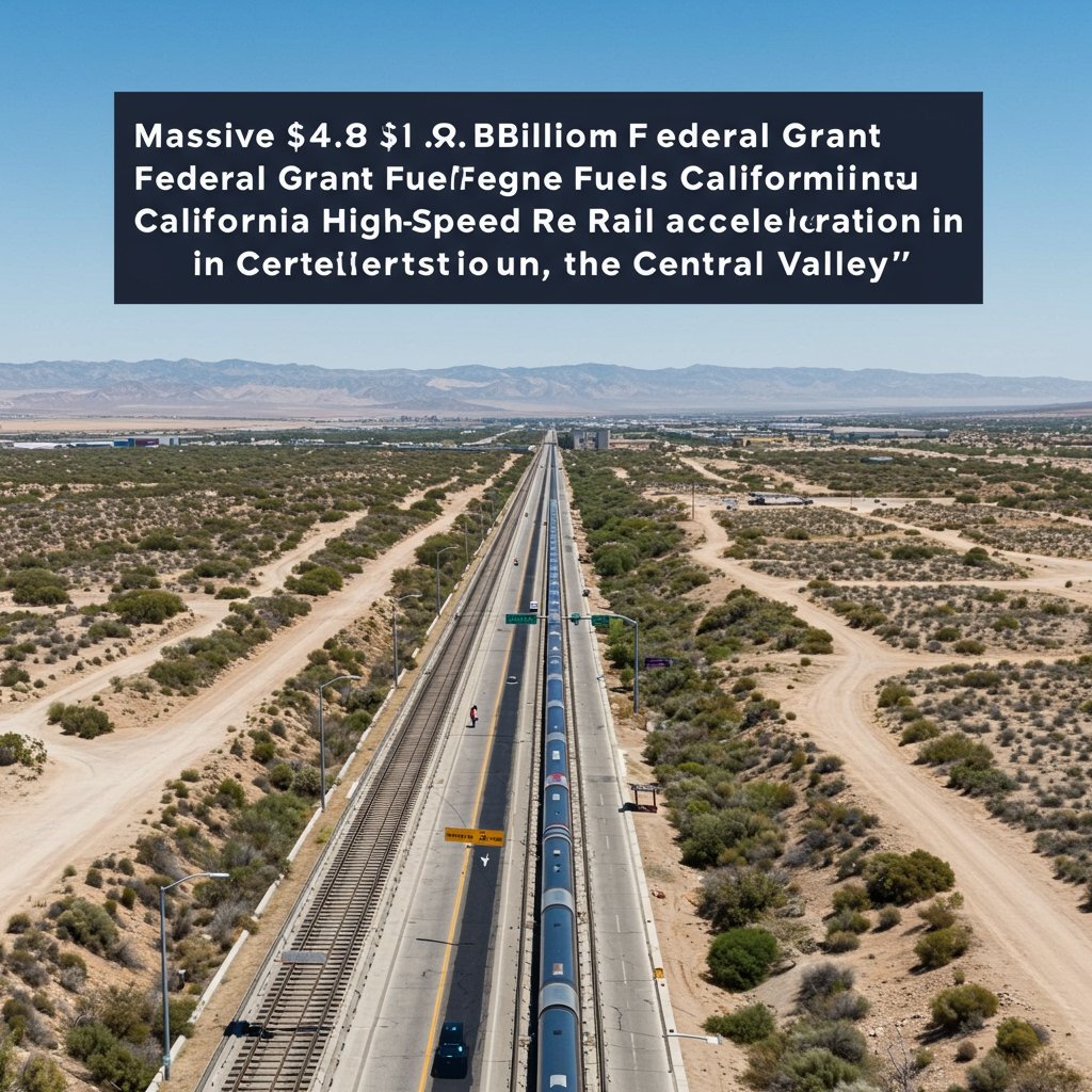 Massive $4.8 Billion Federal Grant Fuels California High Speed Rail Acceleration in Central Valley
