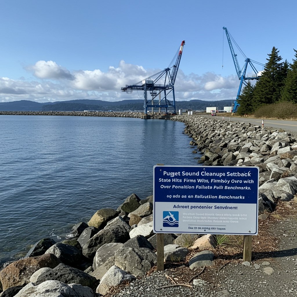 Puget Sound Cleanup Setback: State Hits Firms with Penalties Over Failed Pollution Benchmarks