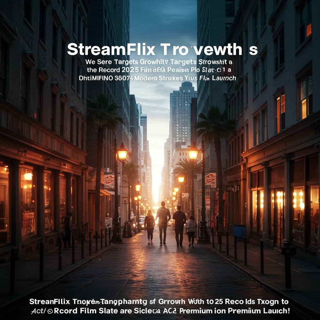 StreamFlix Targets Growth with Record 2025 Film Slate and Premium Plus Launch