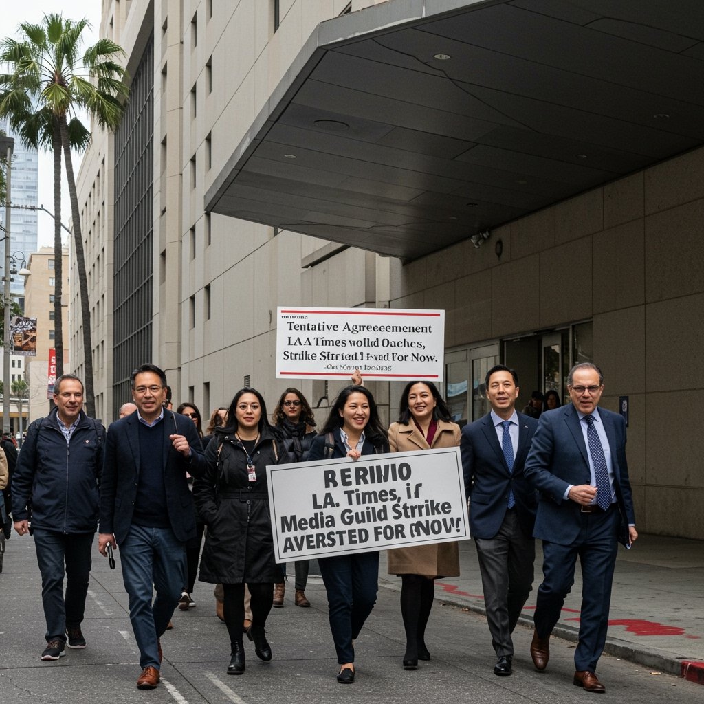 Tentative Agreement Reached: LA Times, Media Guild Strike Averted For Now