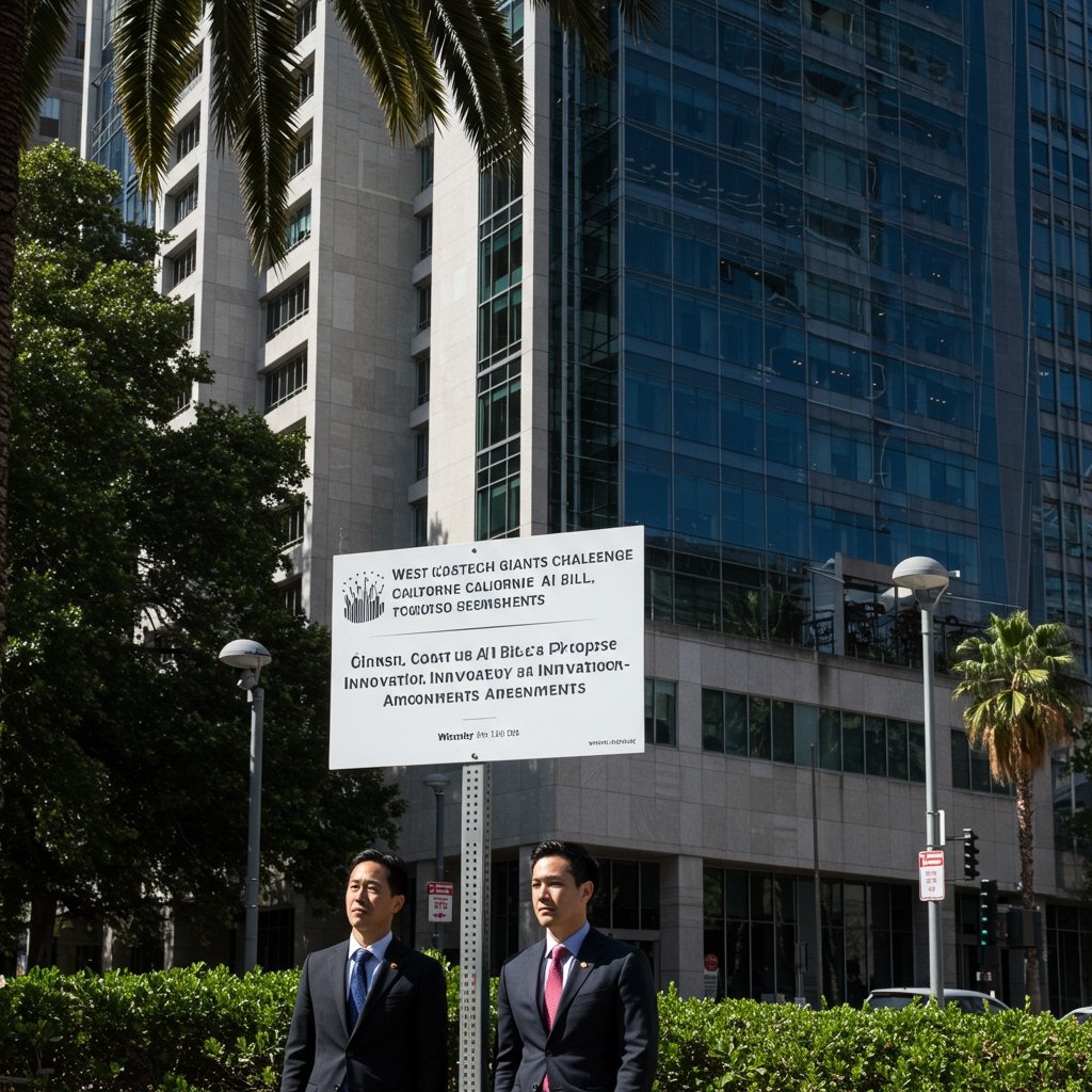West Coast Tech Giants Challenge California AI Bill, Propose Innovation Focused Amendments