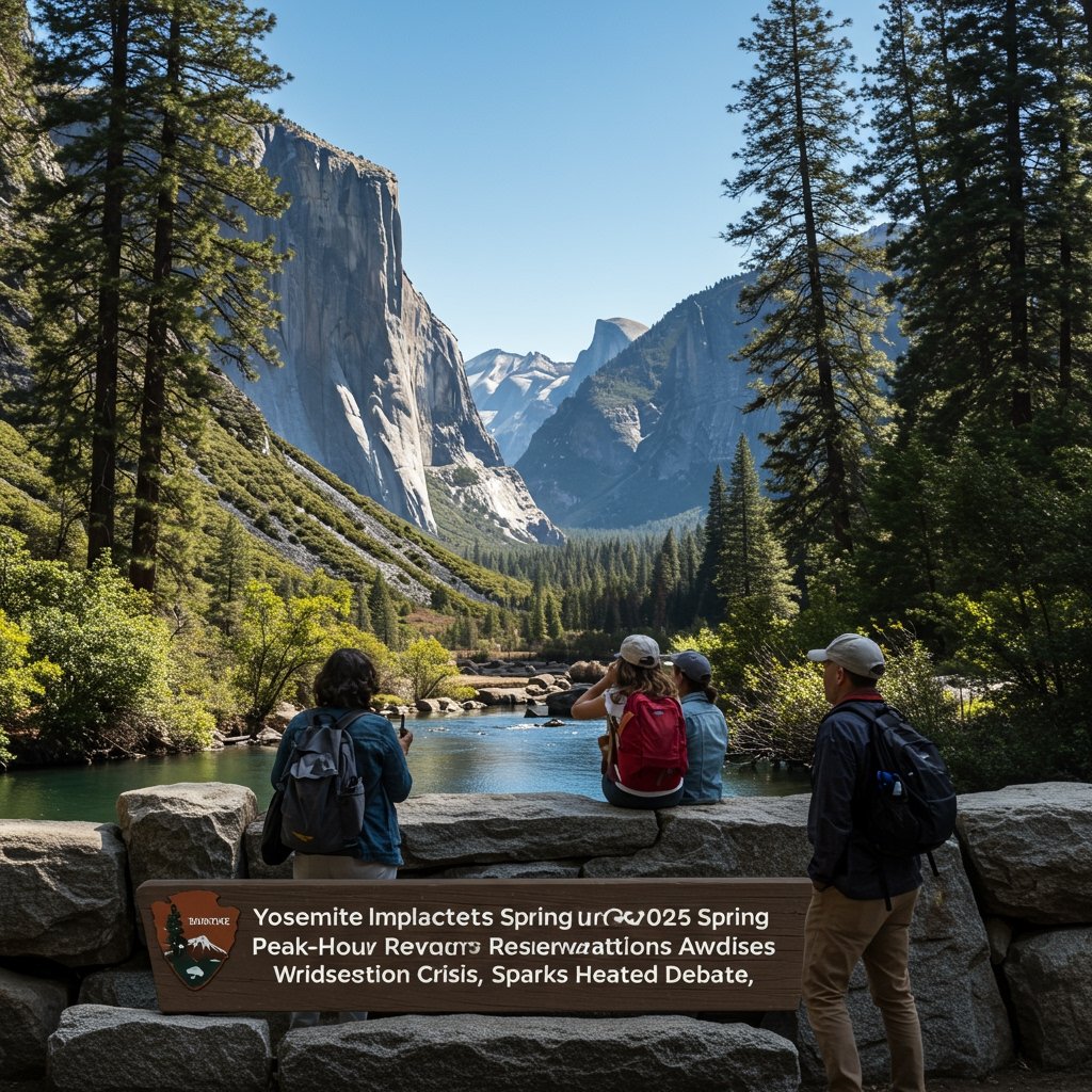 Yosemite Implements Spring 2025 Peak Hour Entry Reservations Amidst Congestion Crisis, Sparks Heated Debate