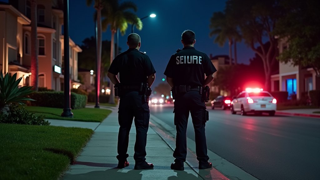 Armed Security PatroIs Deployed in Encino Amidst Rising Crime Concerns