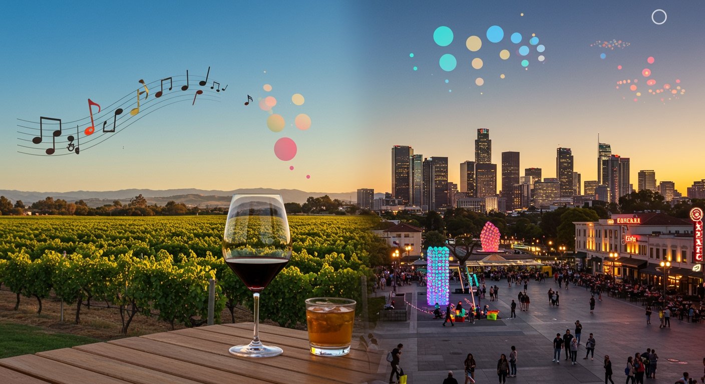 California's July 2025 Cultural Compass: From Napa Vineyards to LA Art Scenes