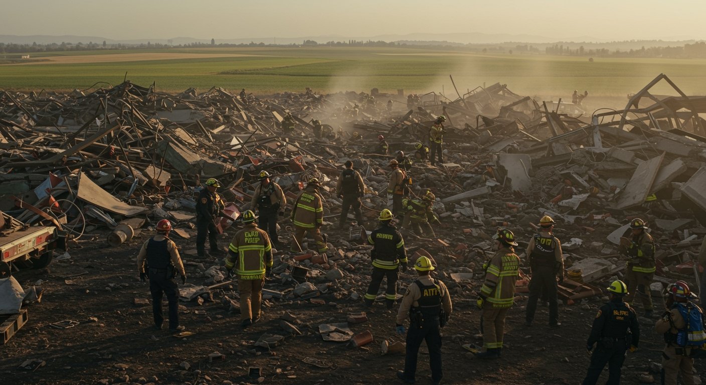 Search Intensifies for 7 Missing After Catastrophic California Fireworks Warehouse Explosion