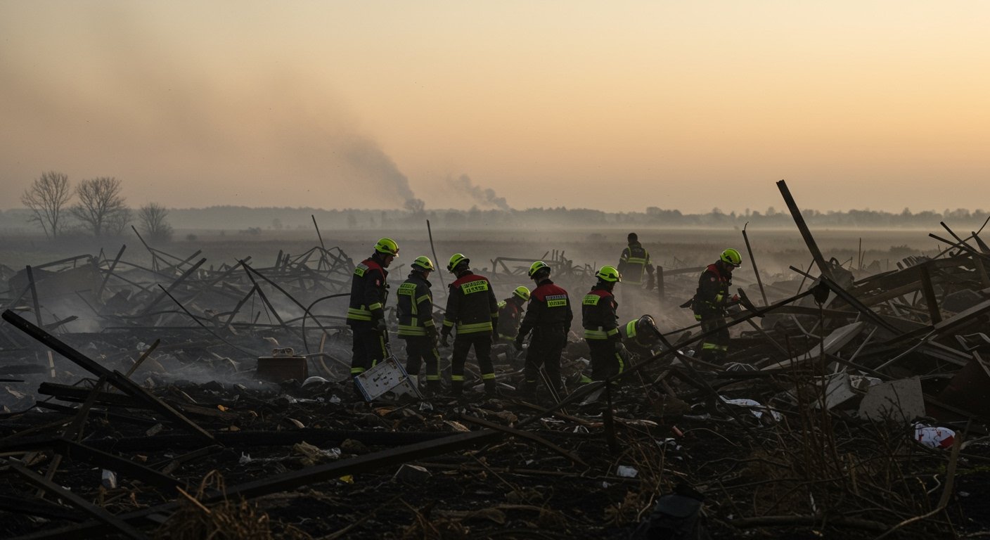 Search Underway for 7 Unaccounted For After Massive California Fireworks Warehouse Explosion