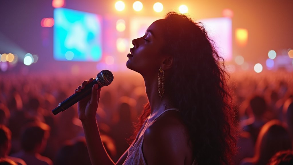 Naomi Scott Makes a Splash in the Music Scene at Lollapalooza