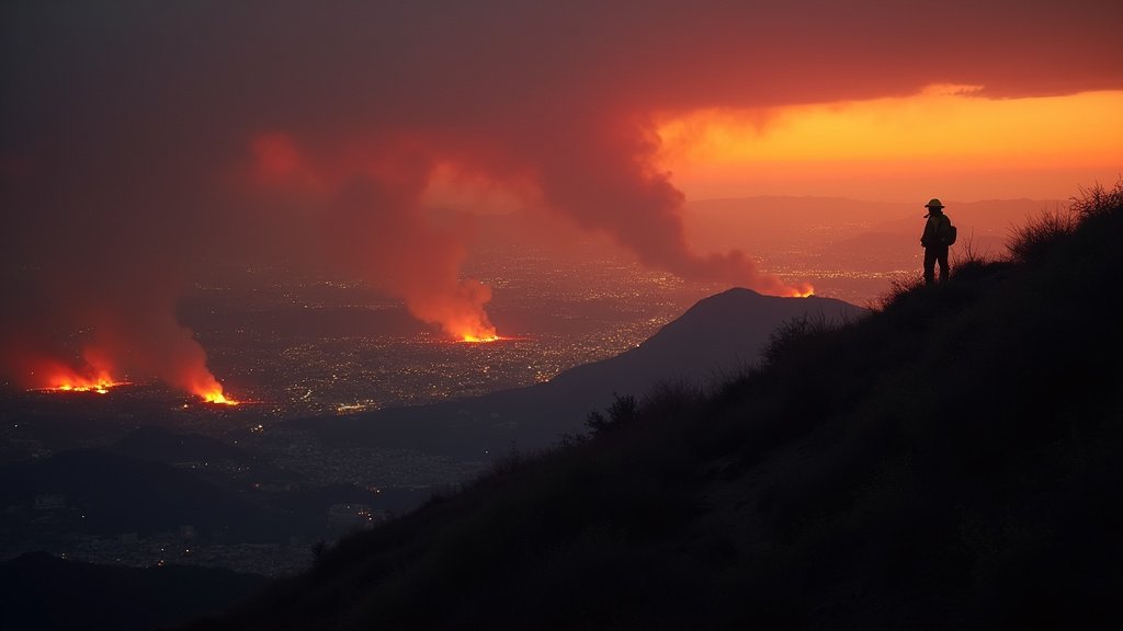 Southern California on High Alert: Multiple Wildfires Erupt in Los Angeles County in Early Morning Hours