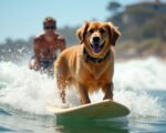 Wave Riding Canines Conquer the Pacific at World Dog Surfing Championships