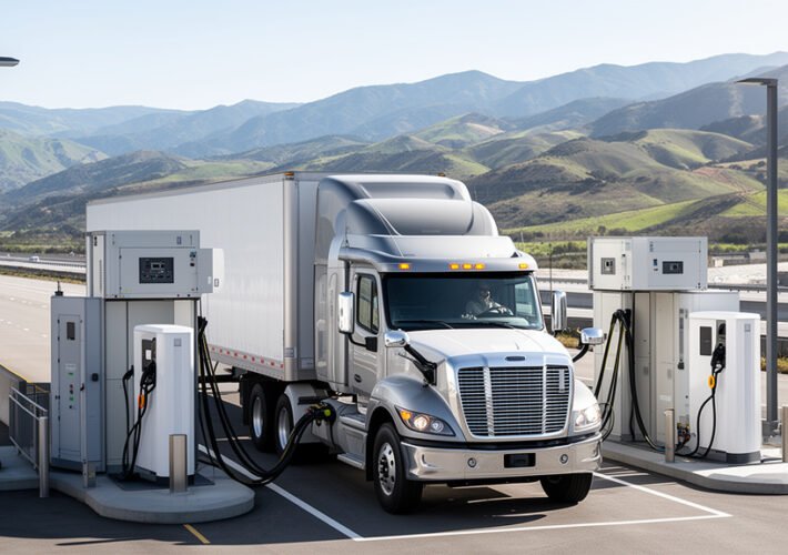 West Coast Unveils 1,500-Mile Electric Truck Corridor: Baja to Canada
