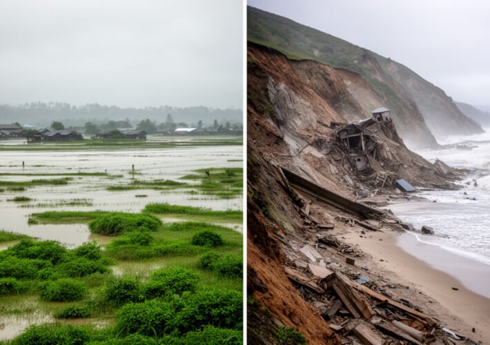 Climate Volatility: India Floods and California Storm Fallout