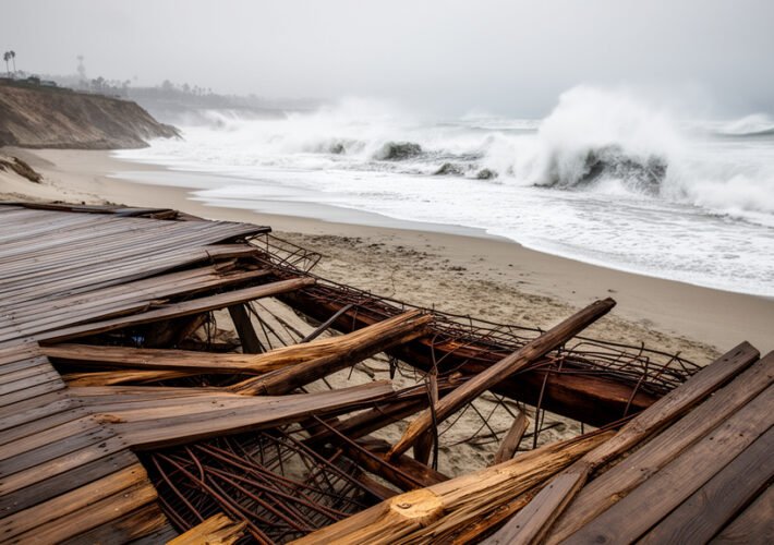 California Coastal Crisis: Tropical Storm Rachel’s Destructive Wake