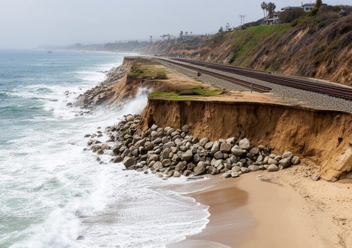 San Clemente’s Eroding Coastline: Can Rail Lines Survive?